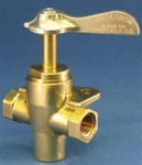 Moeller Brass Three-way Valve, 1/4" Fnpt 033302-10. Fixed Price $65.00.