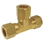 Parker 164C-4 Brass 1/4" Compression Tee 00064-04. Fixed Price $9.49.