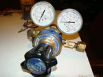 Fisher Scientific Oxygen Regulator Made In Usa 4000 Psi, 0-60. Fixed Price $29.00.