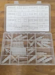 Cole-parmer Barbed Connector Reducer Kit 1/4"-1" Polypropylene Fittings 31513-30. Fixed Price $82.46.