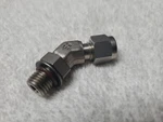 Swagelok 1/4" 45 Positionable Male Elbow, 7/16-20 Sae/ms Straight, SS-400-5-4ST. Fixed Price $22.50.