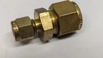 New Swagelok Brass 1/2" X 1/4" Tube Reducing Union Connector Fitting, B-810-6-4. Fixed Price $7.99.