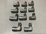 Lot Of Five (5) Ihara Bi-lok 3/8" Compression Tube Elbow Fittings. Fixed Price $19.99.
