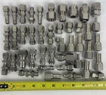 Large Lot Of Swagelok Cajon Gyrolok Stainless Hydraulic Fittings Asst. Sizes. Fixed Price $199.99.