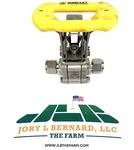 Ham-let, H-500-SS-L-1/2-GH, 1500 Psig, 1/2" Tube, 2-WAY Ball Valve, Sst, Nos. Fixed Price $60.00.