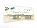 Hoke Gyrolok 1/4" X Npt Brass Fittings, 2-PACK, 4CM4. Fixed Price $7.49.