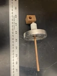 Mdc High Voltage Electrical Feedthrough, 1 Conductor, Conflat Flange CF275. Fixed Price $110.00.
