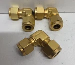 Lot Of New No Box! Swagelok 3/8" Tube Od Brass Union Elbows B-600-9. Fixed Price $34.95.