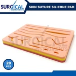 20 Pcs Skin Suture Practice Silicone Pad Wound Simulated Surgical Training Kit. Fixed Price $144.99.