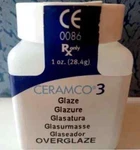CERAMCO3 Powder Bottle Of 28.4GM 1OZ. Overglaze By Dentsply. Fixed Price $53.90.
