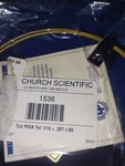 Upchurch Scientific 1536PEEK Tube Yellow 1/8 .007X 5FT. Fixed Price $21.00.