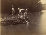 Thomas Eakins Swimming Hole 1885 Vintage Art Photo Reprint Wall. Fixed Price $19.99.