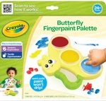 Crayola Butterfly Fingerpaint Pallette Semi Solid Won't Drip. Fixed Price $8.15.
