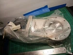Huntington 5.75" NW-80 Flange Air Operated High Vacuum Gate Valve GVAP-300-V Mod. Fixed Price $250.00.