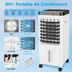 Portable Air Cooling Fan Conditioner Cooler Evaporative Water Humidifier Us. Fixed Price $57.86.