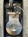 High Vacuum Apparatus 11214-0401R Gate Valve Used. Fixed Price $575.00.