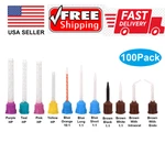 Dental Mixing Tips For Impression Material, C&b, Cements 100/PK Us Free Shipping. Fixed Price $15.99.