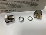 Pc. Ham-let 3001055, 3/8" Tube Od, Stainless Steel, Compression End Cap. Fixed Price $9.95.