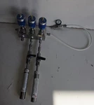Swagelok ALD6 3-PORT Valve Manifold W/ (2) SS-4CS-TW-50 Sample Cylinders. Fixed Price $899.00.