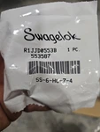 Swagelok SS-6-HC-7-4 Stainless Steel Hose Connector 1/4" Fnpt X 3/8" Barb. Fixed Price $20.00.