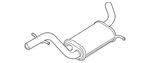 Genuine Volkswagen Front Muffler 5C5-253-209-L. Fixed Price $914.22.