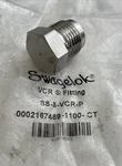Swagelok SS-8-VCR-P Stainless Steel Face Seal Fitting 1/2 Plug. Fixed Price $14.99.