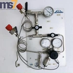 Linde Gas Pressure Gauge Regulator Panel With V200/CN Valve #3. Fixed Price $379.05.