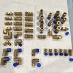 45PC Tylok Brass Compression Fittings Assortment Elbow Straight Npt. Fixed Price $199.95.