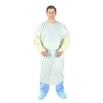 10 Pk Of Halyard Basics Tri-layer AAMI2 Over-the-head Isolation Gown Xl New. Fixed Price $12.95.