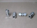 New Lot Of 4 Parker/swagelock 8SC8-316 1/2" Tube Od Compression Fitted Straight. Fixed Price $52.00.