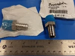 Swagelok SS-8-HC-1-8 1/2" Npt X 3/8" Id Barbed Hose Fitting Part Stainless Steel. Fixed Price $6.96.