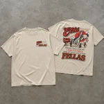 Ella's Fellas Club T-shirt, Vintage Western Concert Graphic Tee, Cowboy 2026. Fixed Price $22.99.