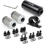 Micron Inline Fuel Filter With 6AN 8AN 10AN ADAPTER(6PCS), 15PCS. Fixed Price $46.49.