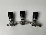 3X Qualiflow Stainless Pneumatic Valves W/ Swagelok Fittings -. Fixed Price $44.99.