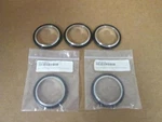(5) Nor-cal NW-50-CR-SV St/st Centring Seal Assembly W/viton O-ring, (2 New). Fixed Price $50.00.