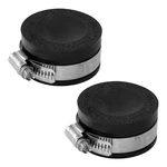 Fernco QC-101 Pack 1/2-IN. Qwik Cap Flexible Pvc Pipe Stainless Steel. Fixed Price $12.93.
