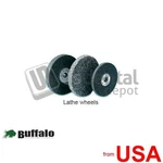 Buffalo Blue #461 Abrasive Lathe Wheel, 3IN X 3/8IN Single - #00 424692. Fixed Price $21.44.