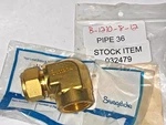 Swagelok B-1210-8-12 Brass Elbow 3/4" Tube Od Fitting X Npt Qty. Fixed Price $24.99.