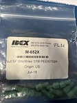 10PK Idex M-652X Super Flangeless Nut Short, 10-32 Flat-bottom, For 1/16"OD. Fixed Price $50.00.