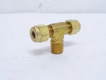 249890 New-no Box; Swagelok B-400-3-4TTM Brass Male Tee; 1/4" Tube 1/4NPT. Fixed Price $19.33.