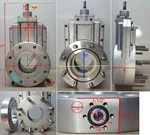 Consolidated Corp High-vacuum Manual Aluminum Valve 9" FLANGE,4 Thick. Fixed Price $250.00.