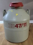 Mve Dewar XC47/11 Liquid Nitrogen Storage Tank W/ Canisters. Fixed Price $799.00.