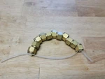 (11) Swagelok B602-1 Brass 3/8" Od Tube Nut. Fixed Price $8.25.