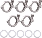 Sanitary Stainless Steel Tri-clamp Heavy Duty With Wing Nut .... Fixed Price $26.75.