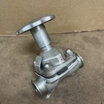 Saunders Diaphragm Valve 33857 1-3/8'' Id Sanitary Clamp Connection Stainless. Fixed Price $125.00.