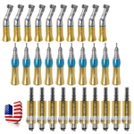 Yabangbang Dental Contra Angle Straight Motor Low Speed Handpiece Gold 4HOLES. Fixed Price $118.37.