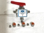 Hoke Selecto - Mite Stainless Steel 316 6000 Psi Ball Valve #7673G4Y + Nos. Fixed Price $110.00.
