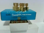 Swagelok B-400-7-4 Brass Connector Female 1/4"NPT (lot Of 5 Pcs)-new In Box. Fixed Price $51.98.