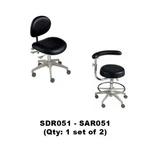 Dci Edge Series 5 Doctor And Assistant's Stool Set (black)(dental). Fixed Price $1930.45.