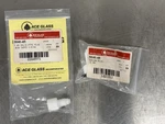 Lof 2 Glass 5846-45 + 5846-48 Ace-thred Solid Ptfe Plugs New. Fixed Price $36.00.
